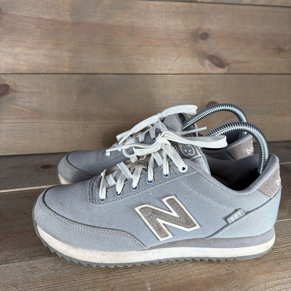 new balance 501 womens size 7.5 shoes gray athletic running sneakers
